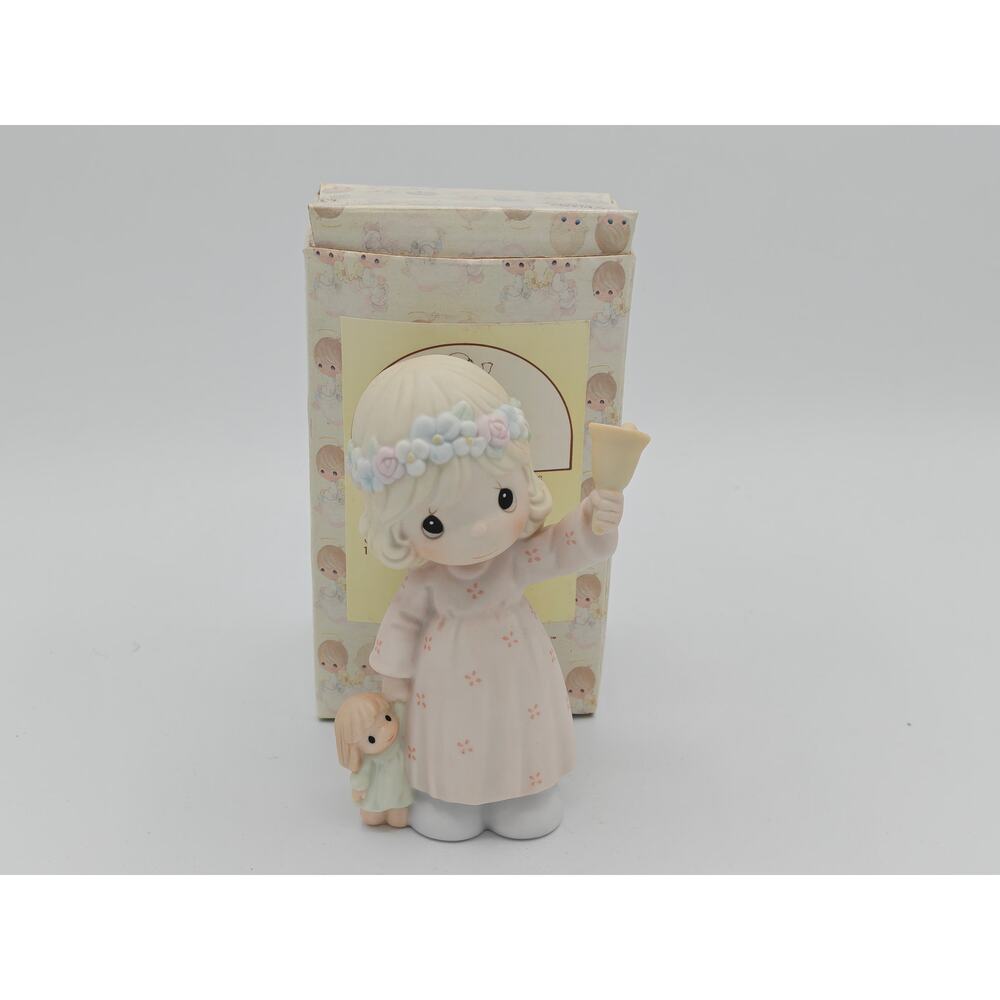 Precious Moments Ring Out The Good News Nativity Figurine 529966 1993 Enesco‎